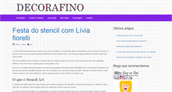Desktop Screenshot of decorafino.com.br