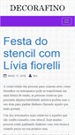 Mobile Screenshot of decorafino.com.br